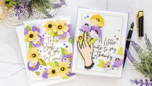 Floral Cards with Only Dies