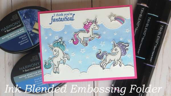 How to Ink Blend on an Embossing Folder