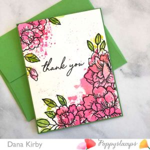 Ink Smooshing Flower Card