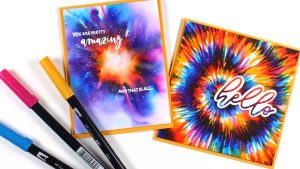 Tie Dye Cards