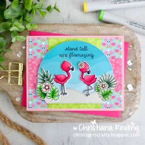 Summer Flamingo Card