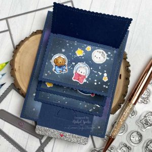 Outer Space Flipper Card