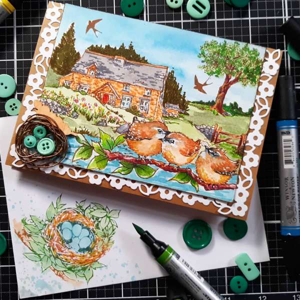 Cottage Scene Card