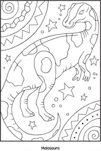 7 Dino Coloring Pages