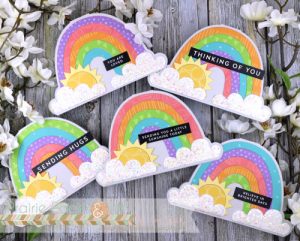 Rainbow Shaped Cards