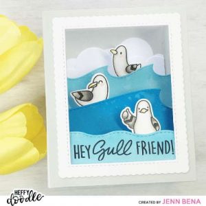 Seagull Shadow Box Card