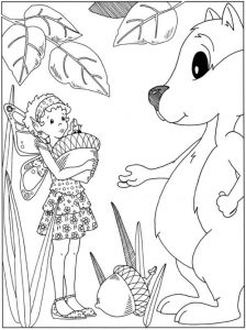 5 Fairy and Dragon Coloring Pages