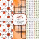Fall Pattern Papers Download – Card Making