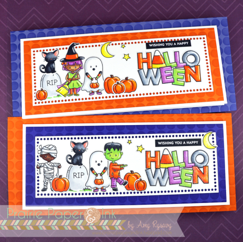 Slimline Halloween Cards