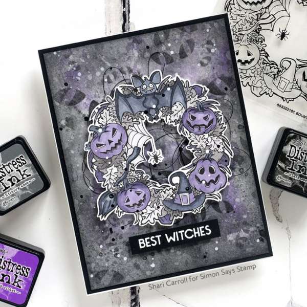 Halloween Wreath Card