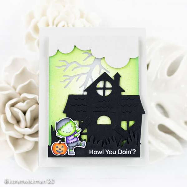 Light Up Halloween Card