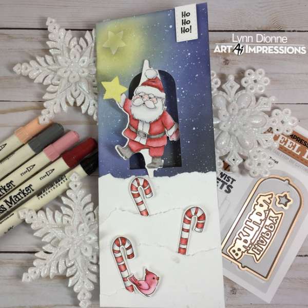 Santa Twister Card