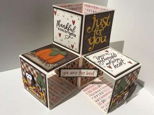 Fall Pop Up Cube Card