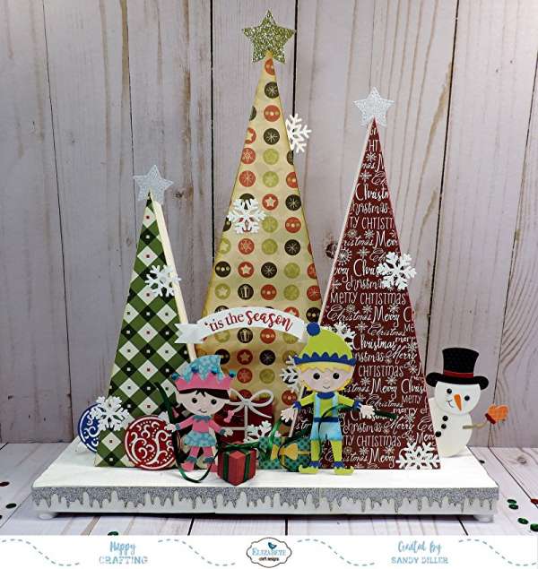 3D Paper Craft Christmas Display