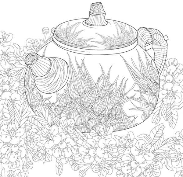 6 Japanese Coloring Pages