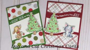 Cat and Dog Christmas Cards