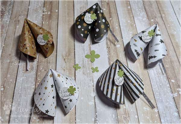 Paper Fortune Cookies for New Year's