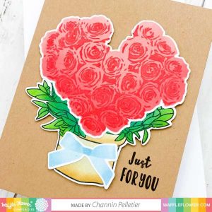 Rose Bouquet Valentine Card