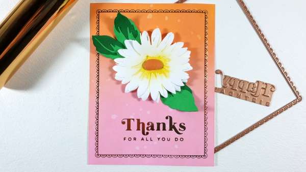 Daisy Thank You Card