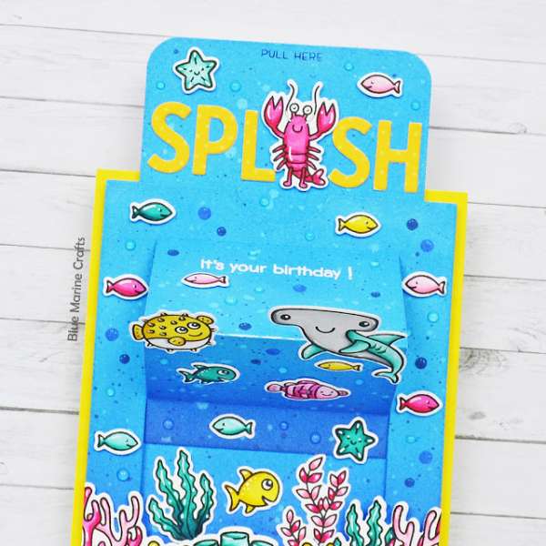 Underwater Slider Panel Pop Up Card