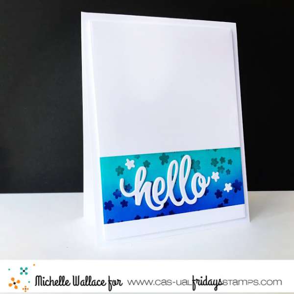 Clean and Simple Hello Card