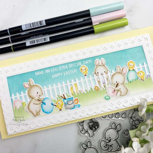 Easter Slimline Card