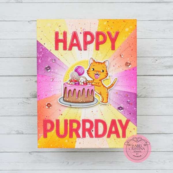 Kitty Cat Birthday Card