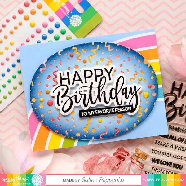 Confetti Birthday Card