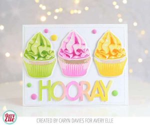 Layering Stamps Cupcake Card