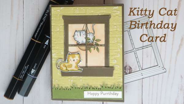 Kitty Cat Birthday Cards