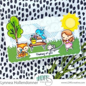 Mini Slimline Summer Scene Card