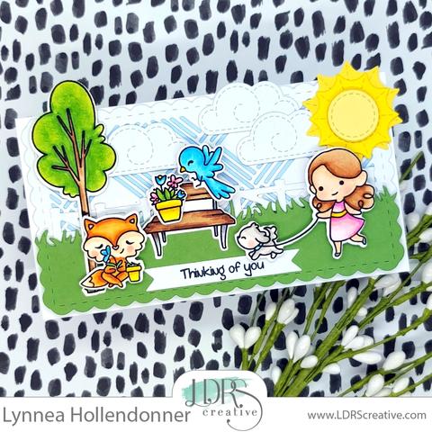 Mini Slimline Summer Scene Card 