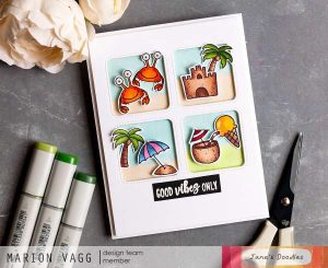 Beach Vibes Card Tutorial