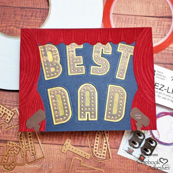 Best Dad Light Up Card Tutorial