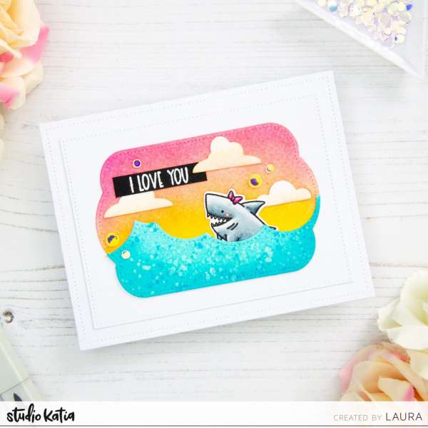 Girl Shark Card Tutorial