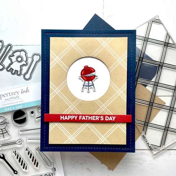 BBQ Grill Father's Day Card Tutorial