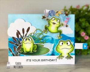 Interactive Birthday Frog Card