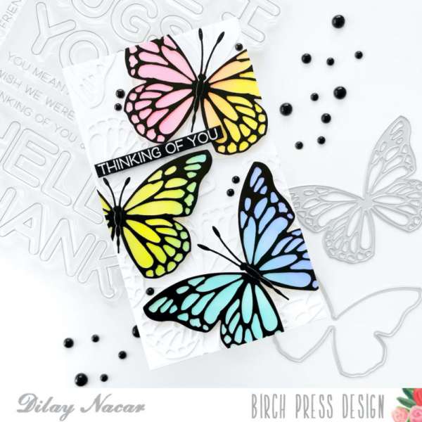 Mini Slimline Butterfly Card Tutorial