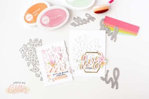 How to Create Rainbow Sentiments for Cards