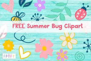 FREE Summer Bug Clip Art