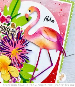 Flamingo Paradise Card Tutorial