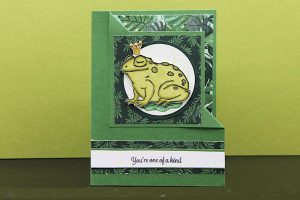 Corner Fold Frog Prince Card