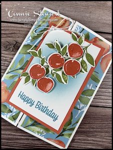 Gate Fold Peaches Card