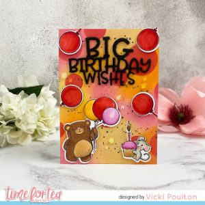 Birthday Balloons Card Tutorial