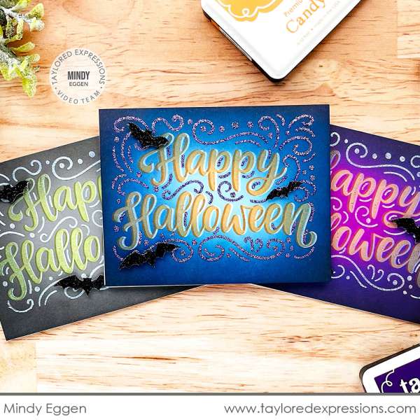 Stamped and Stenciled Halloween Cards