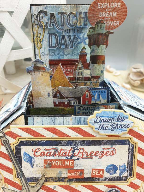 Nautical Pop Up Box Card