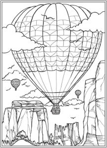 6 FREE Travel Themed Coloring Pages