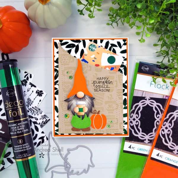 Autumn Coffee Gnome Gift Card Holder