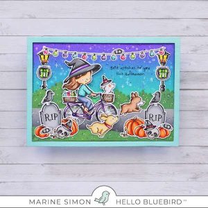 Cute Halloween Cemetery Card