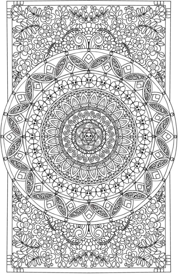 6 Eerie Entangled Coloring Pages